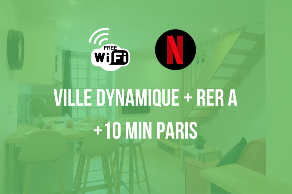 Apartmán Brut De Pomme - Self Checkin Automatique - 10 Min Rer A Champigny-sur-Marne Exteriér fotografie
